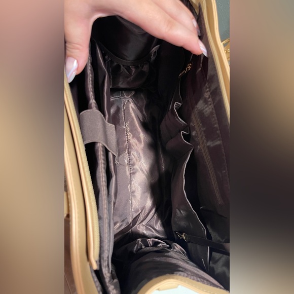 NWOT Lovevook Enamored Tan Laptop Tote Bag - Picture 10 of 10